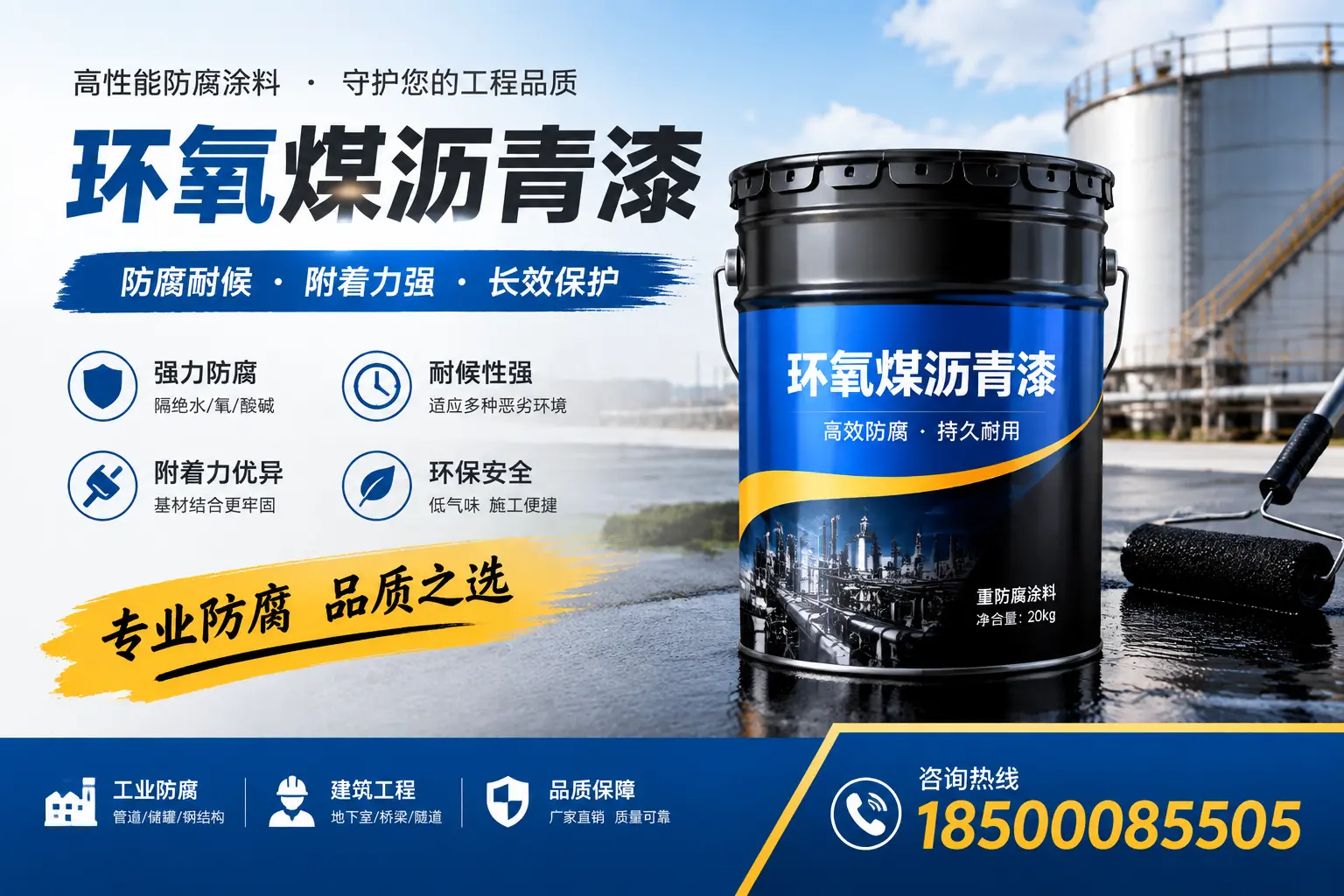 如何选择适合的环氧煤沥青漆？鹤壁市场选型指南